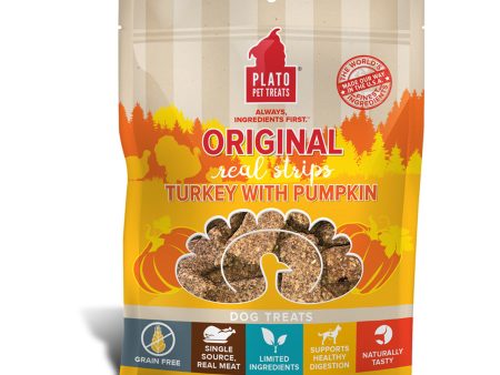 Plato Dog Strips Grain Free Turkey Pumpkin 6oz. Fashion