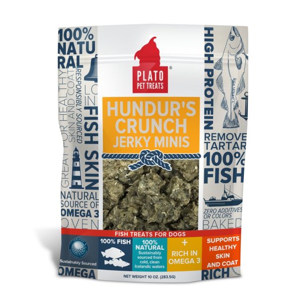 Plato Hundurs Crunch Jerky Mini 10oz. Online