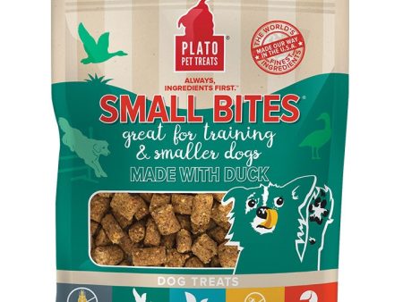 Plato Dog Small Bites Grain Free Duck 6oz. For Sale