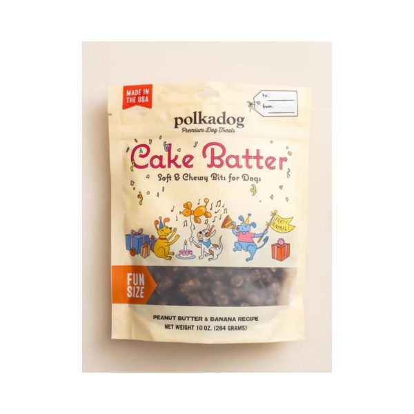 Polka Dog Bakery Dog Cake Batter Nuggets 10oz. Pouch Supply