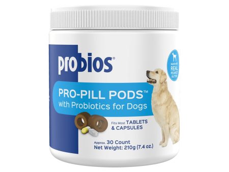 Probios Pro-Pill Pods with Probiotics for Large Dogs Peanut Butter 30 count on Sale