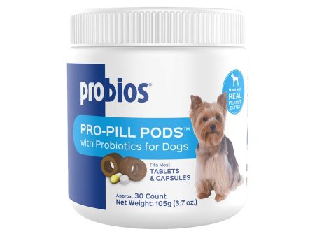 Probios Pro-Pill Pods with Probiotics for Small Dogs Peanut Butter 30 count Online