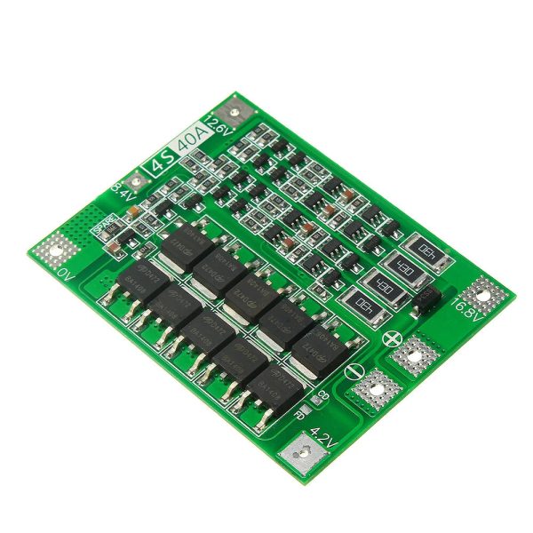 4S 40A Li-ion Lithium Battery 18650 Charger PCB BMS Protection Board with Balance For Drill Motor 14.8V 16.8V Lipo Cell Module Online Sale