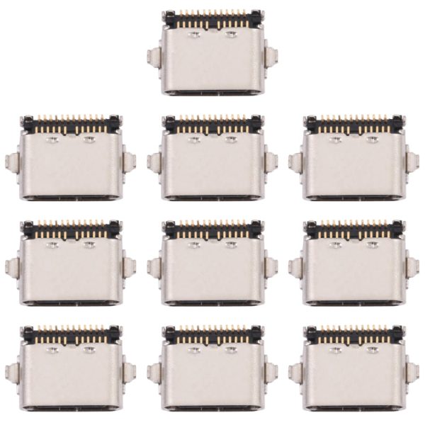 10 PCS Charging Port Connector for Lenovo M10 Plus TB-X606, TB-X606F, For Lenovo M10 Plus Online