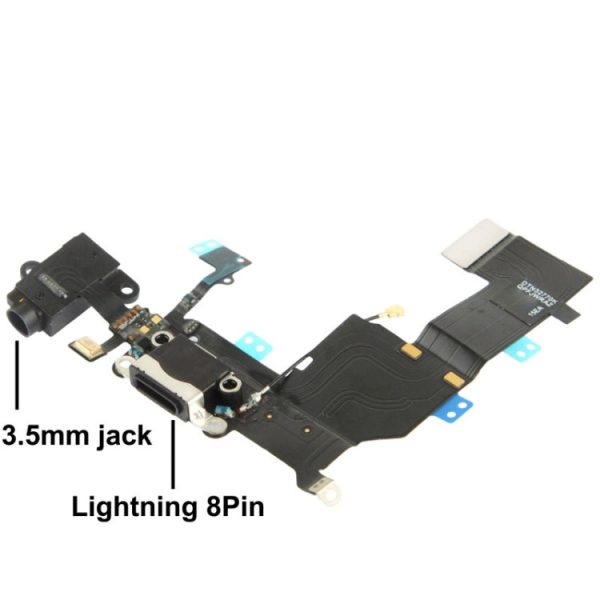 2 in 1 for iPhone 5C (Original Tail Connector Charger + Original Headphone Audio Jack Ribbon) Flex Cable, For iPhone 5C on Sale