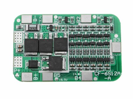 DC 24V 15A 6S PCB BMS Protection Board For Solar 18650 Li-ion Lithium Battery Module With Cell Fashion