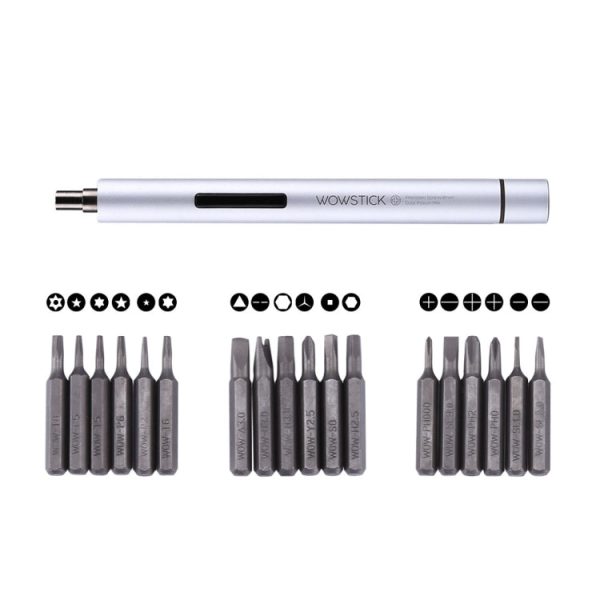 Wowstick 19 in 1 Dual Power Smart Hand Pen Screwdriver Kits  Precision Bits Repair Tool for Phones & Tablets, Wowstick 1P Online now