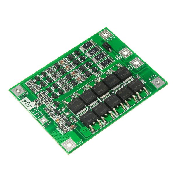 4S 40A Li-ion Lithium Battery 18650 Charger PCB BMS Protection Board with Balance For Drill Motor 14.8V 16.8V Lipo Cell Module Online Sale